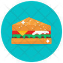 Club Sandwich Breakfast Fast Food Icon