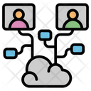 Cluster Computing Network Icon