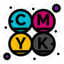 Cmyk Color Printing Icon