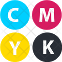 Cmyk Premium Print Printing Icon