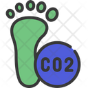 Co 2 Footprint Co 2 Carbon Icon