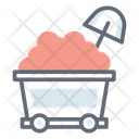Coal Trolley Minecart Coal Cart Icon