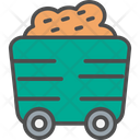 Coal Cart Trolley Coal Icon