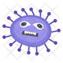Microorganism Coccus Microorganism Scary Bacteria Icon