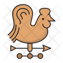 Cock Weather Direction Icon