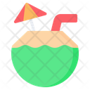 Coconut Drink Cocktail Icon