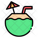 Coconut Drink Cocktail Icon