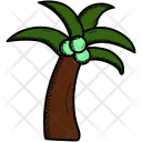 Coconut Fruit Tree Icon