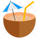 Coconut Water Food Icon