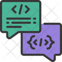 Code Conversation Programming Conversation Code Icon