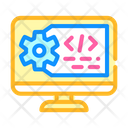 Working Code Computer Icon