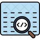 Code Review Icon - Download in Colored Outline Style