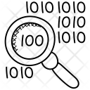 Codes Inspection Magnifier Icon