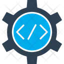 Coding gear Icon - Download in Dualtone Style