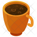 Black Coffee Cup Icon