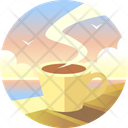 Coffee Beach Cup Icon