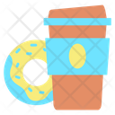 Coffee And Donut Icon