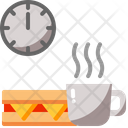 Break Coffee Sandwich Icon
