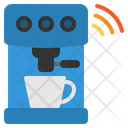 Coffee Machine Wifi Iot Internet Icon