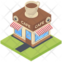 Hotel Coffee Shop Food Point Icon