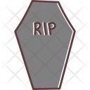 Coffin Casket Rip Icon