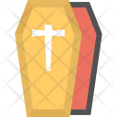 Casket Coffin Open Icon