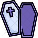 Coffin Halloween Scary Icon