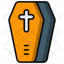Coffin Burial Cemetery Icon