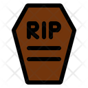 Coffin Halloween Ghost Icon