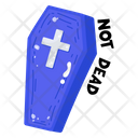 Casket Coffin Dead Body Icon