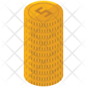 Coin Stack Piles Icon