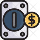 Coin Accepting Machine Icon
