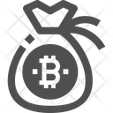 Coin Bag Bitcoin Bag Bitcoin Sack Icon