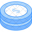 Wealth Coin Stack Money Icon