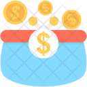 Coins Sack Dollar Icon