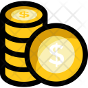 Pile Coins Money Icon