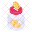 Coins Jar Coins Collection Savings Icon