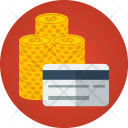 Coins Credit Card Icon