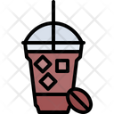 Cold Coffee Glass Icon
