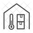 Cold Storage Cold Chain Service Icon