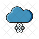 Cold Weather Snowfall Cloud Icon