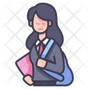 College Girl  Icon