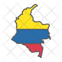 Colombia Columbia Geography Icon