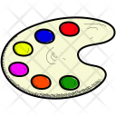 Color Plate Background Icon