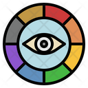 Color Theory Shade Vision Icon
