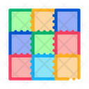 Colorful Twister Game Icon