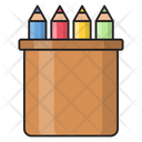 Colors Pencil Art Icon