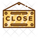 Colse Signboard Icon