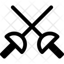 Combat Crossed Swords Kendo Swords Icon