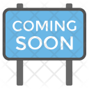 Coming Soon Signboard Icon